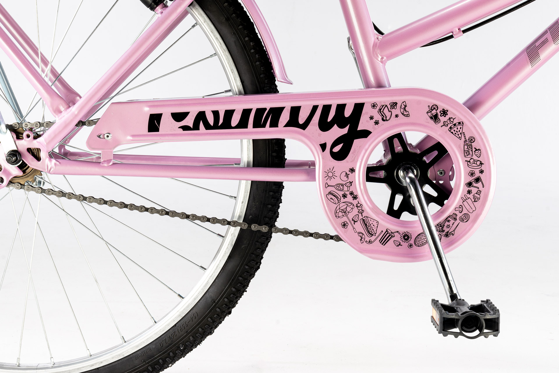 Bicicletas Urbana FUTURA Mod. ¨Country¨ Cod.3577 Rod.26¨ RosaPalo - Imagen 10