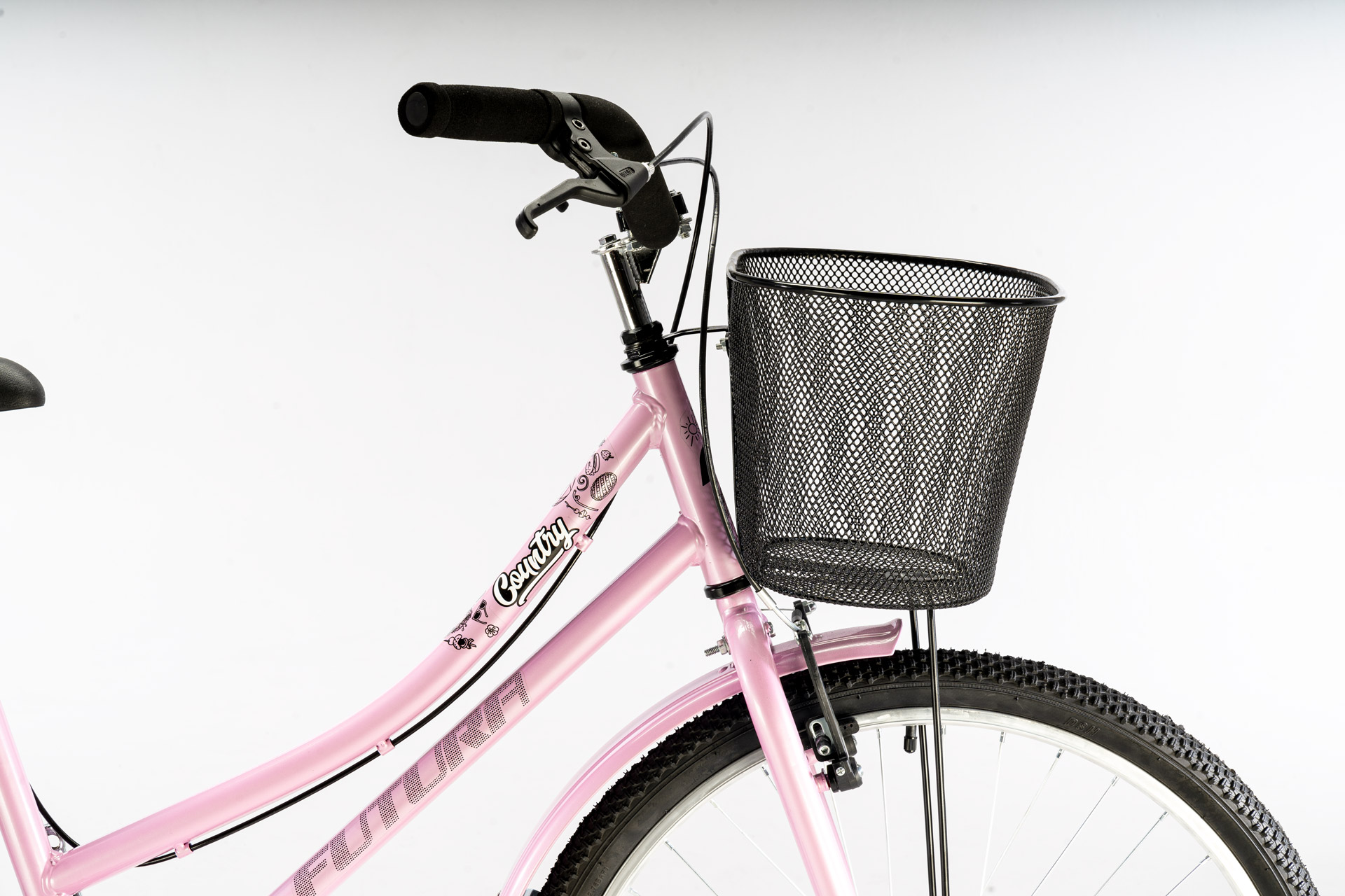 Bicicletas Urbana FUTURA Mod. ¨Country¨ Cod.3577 Rod.26¨ RosaPalo - Imagen 5