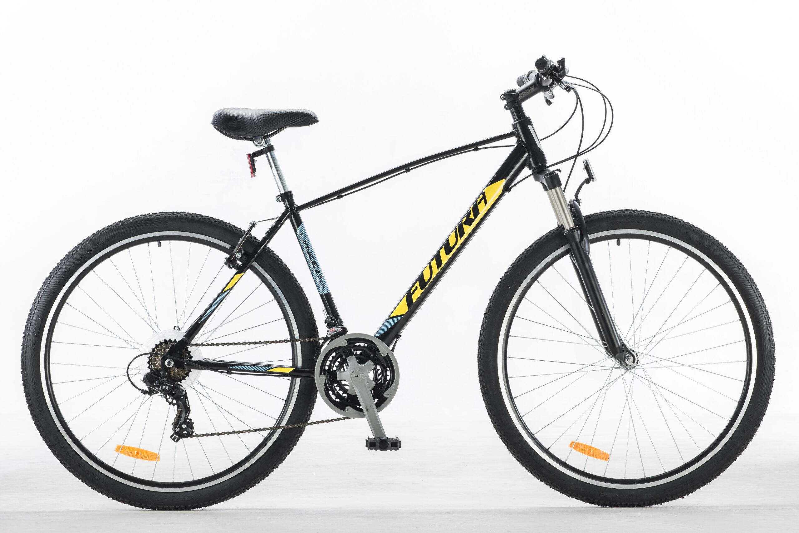 BIC MTB .¨LYNCE 29ER¨ 21V SHIMANO TY C/SUSP.DEL  NEGRA/AMARILLO/AZUL