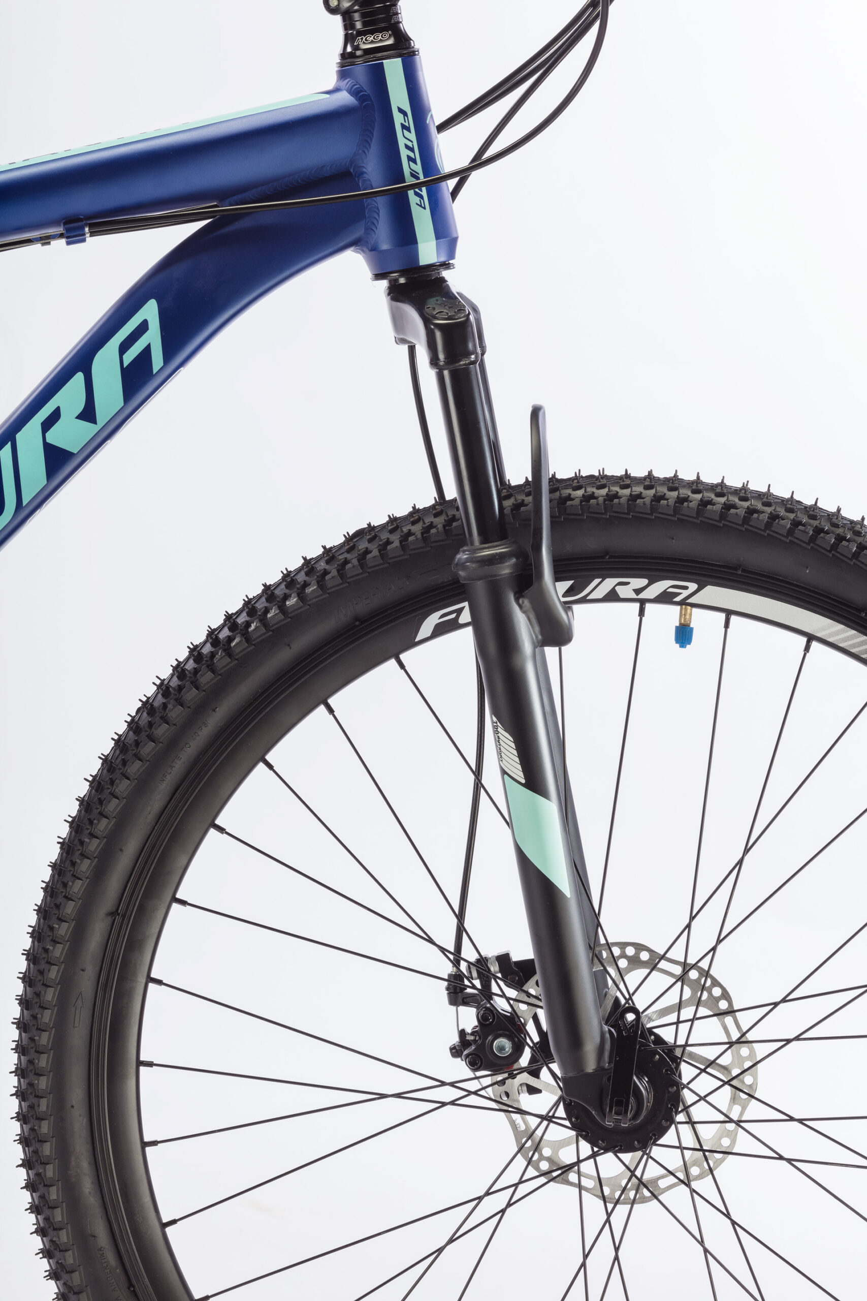 Bicicleta MTB Modelo MANTIS R.29" Azul Mate / Turquesa. - Imagen 3