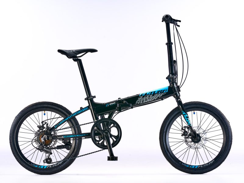 Bicicleta Plegable FUTURA mod. ORIGAMI 20¨ 7 Vel. Negro/Azul