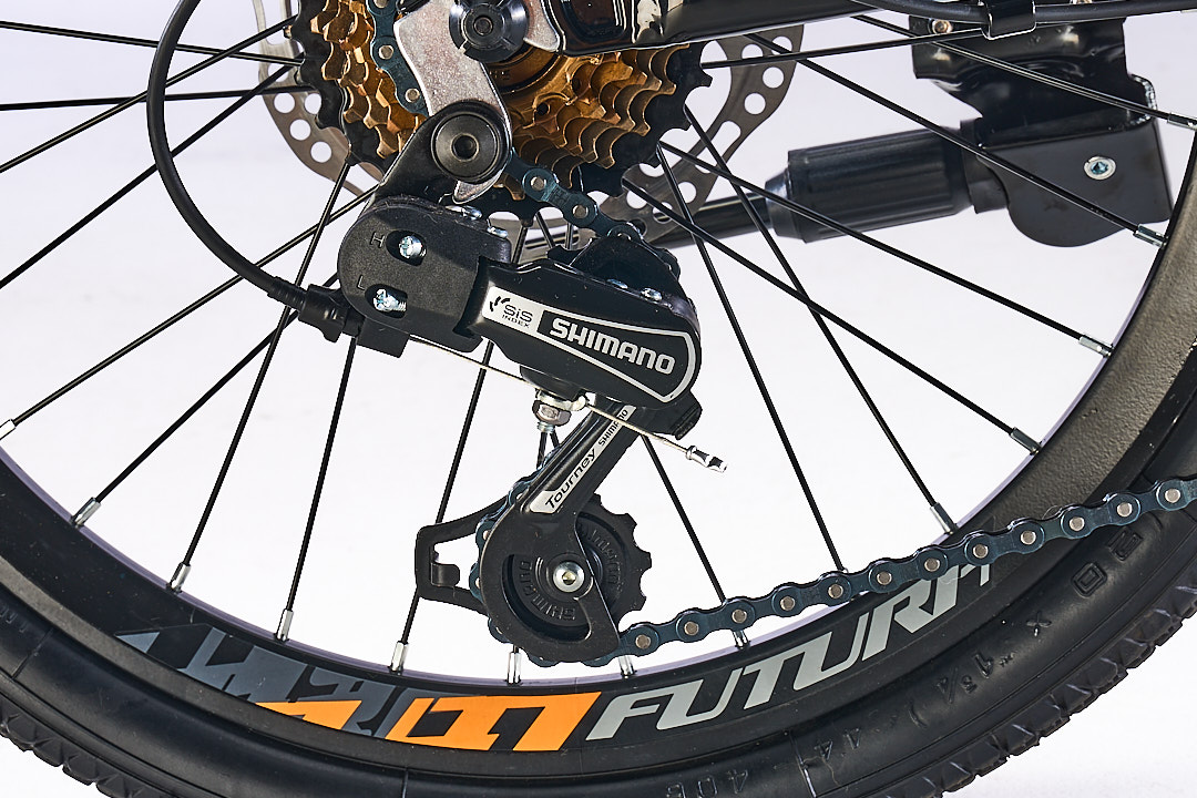 Bicicleta Plegable FUTURA mod. ORIGAMI 20¨ 7 Vel. Naranja Negro - Imagen 9