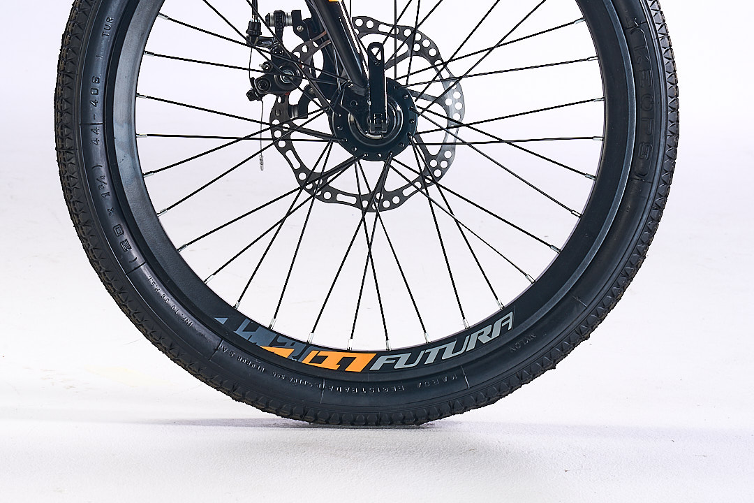 Bicicleta Plegable FUTURA mod. ORIGAMI 20¨ 7 Vel. Naranja Negro - Imagen 14