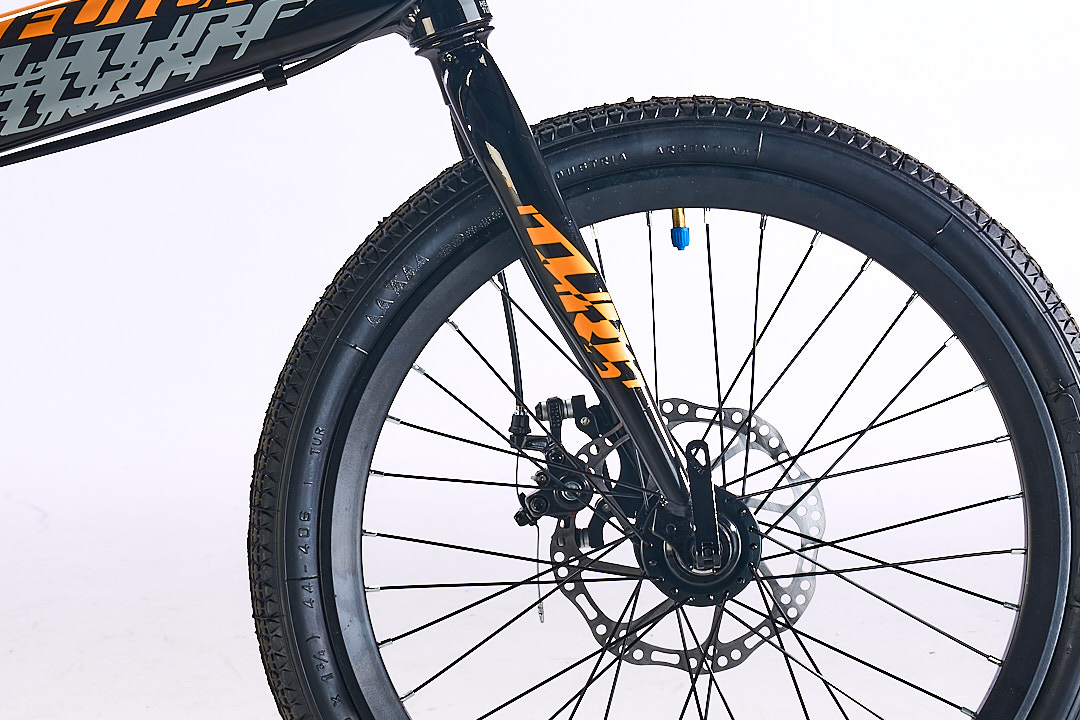 Bicicleta Plegable FUTURA mod. ORIGAMI 20¨ 7 Vel. Naranja Negro - Imagen 15