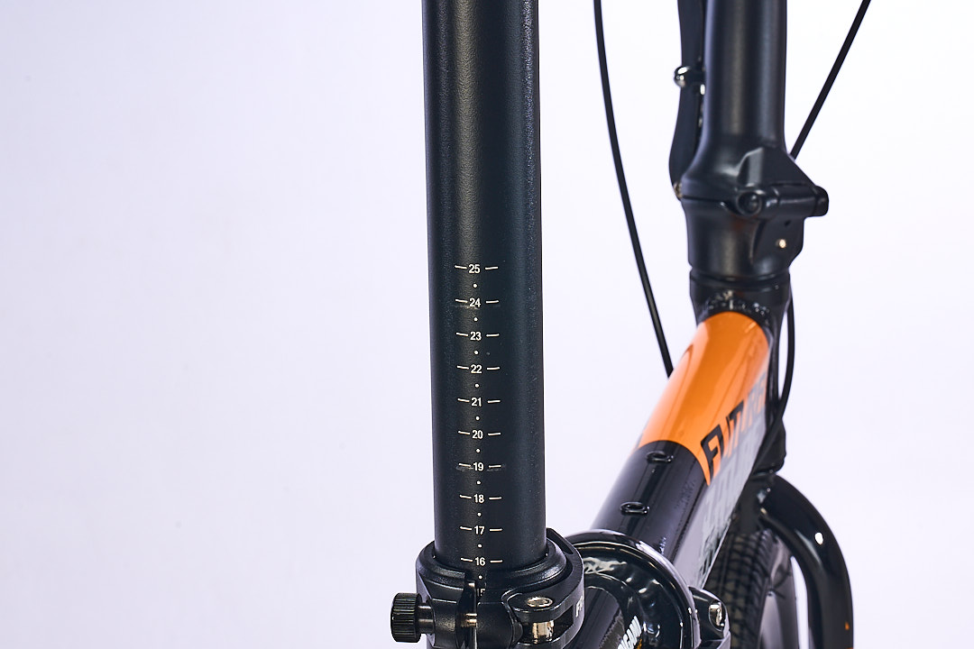 Bicicleta Plegable FUTURA mod. ORIGAMI 20¨ 7 Vel. Naranja Negro - Imagen 24