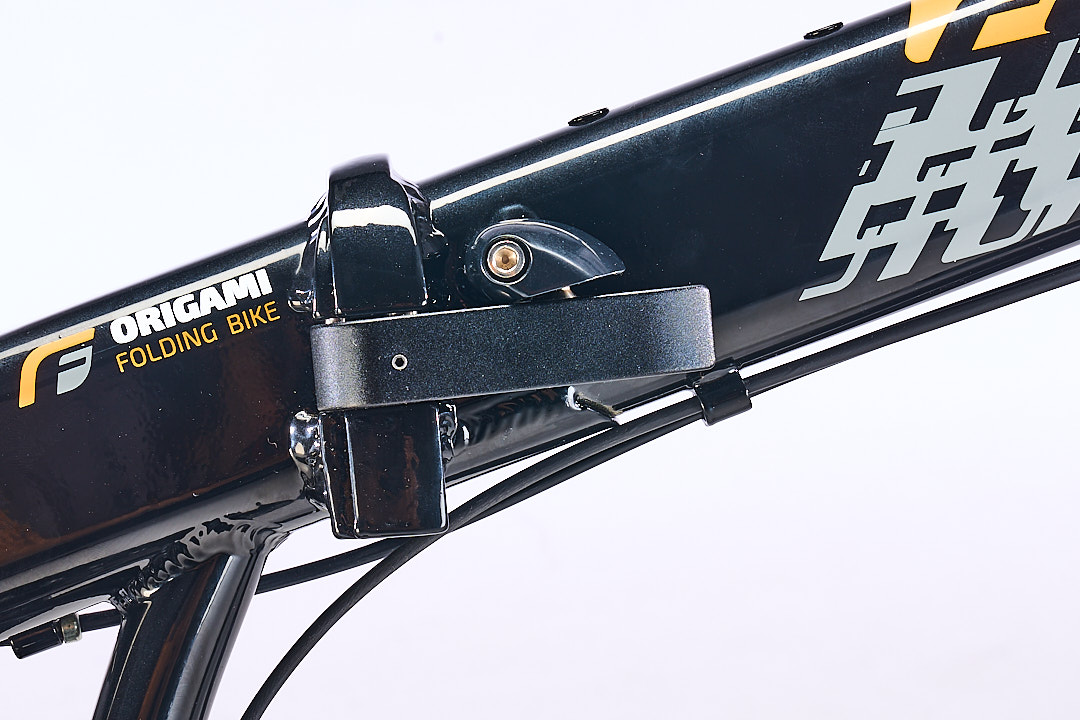 Bicicleta Plegable FUTURA mod. ORIGAMI 20¨ 7 Vel. Naranja Negro - Imagen 36